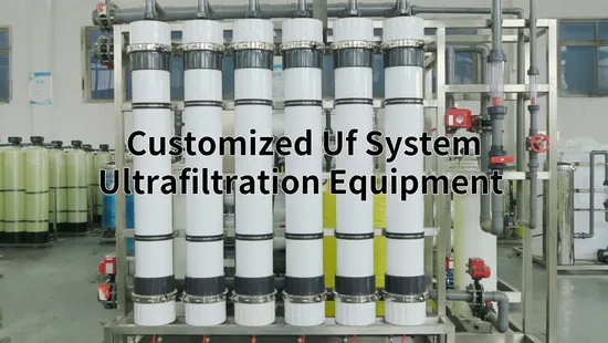 Industrial Water Purification Ultrafiltration System UF Membrane System Compact RO Pretreatment